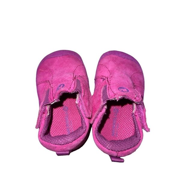 Merrell Jungle Moc Baby Berry Leather Size 3 Month - Picture 3 of 5